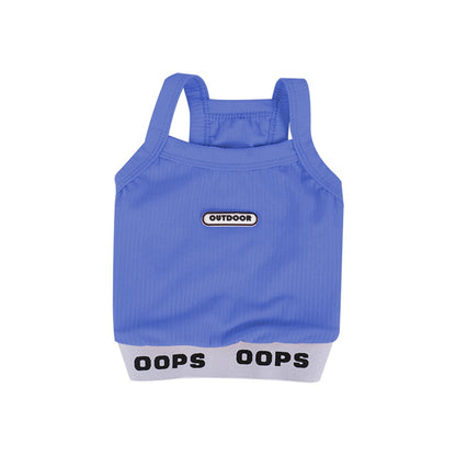 Ozzie - Spring Summer Striped Pet Tank Top Vest