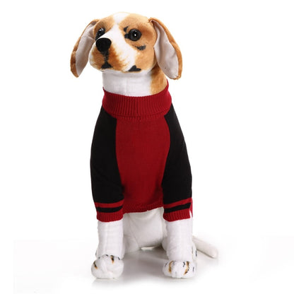 Ozzie - Red Skull Print Long Sleeve Pet Sweater