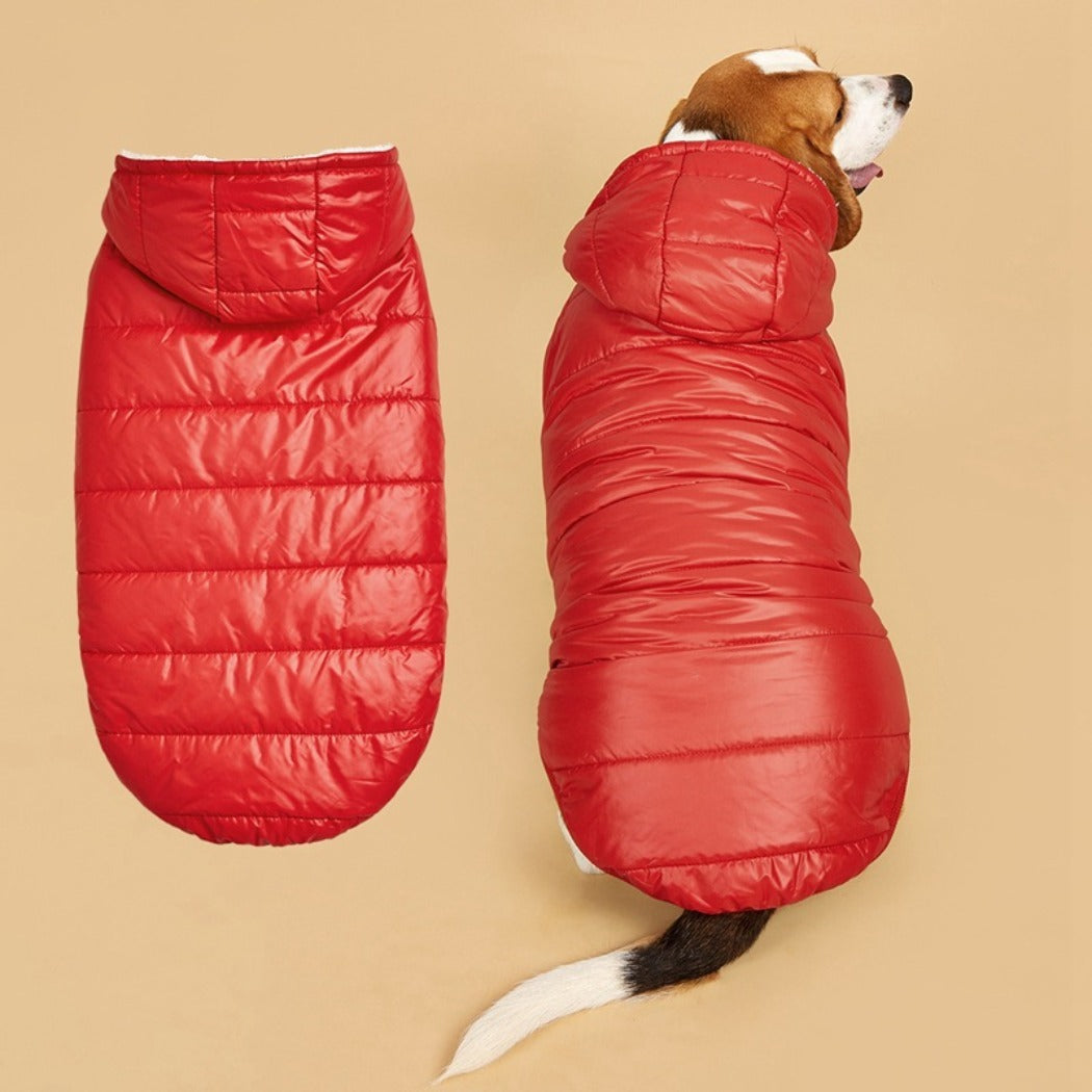 Ozzie – Puffer Hoodie Dog Coat