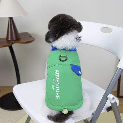 Ozzie - Adventure Letter Print Dog Winter Coat