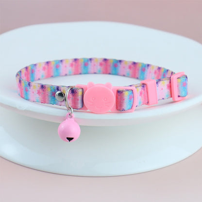 Mokka - Floral Print Cat Collar With AirTag Holder