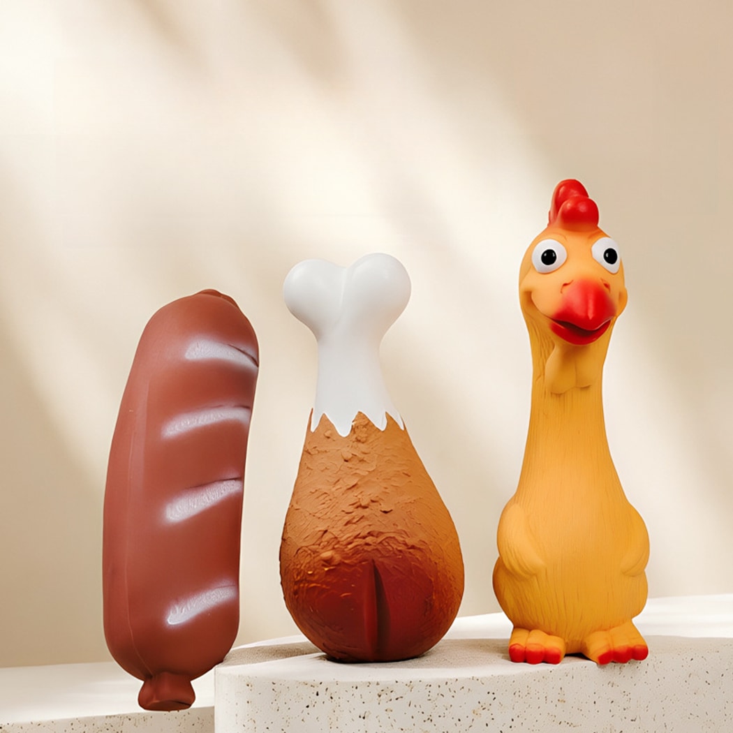 Petkin - Food Shape Squeaky Dog Toy