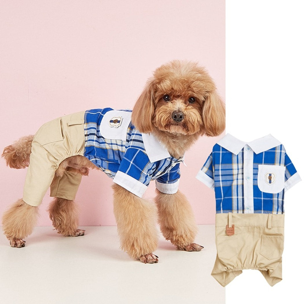 Ozzie - Dog and Cat Four-Leg Collar Pet Jumpsuit