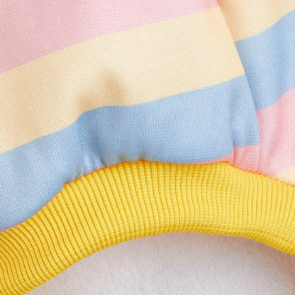 Ozzie - Rounded Hem Striped Pet T-Shirt