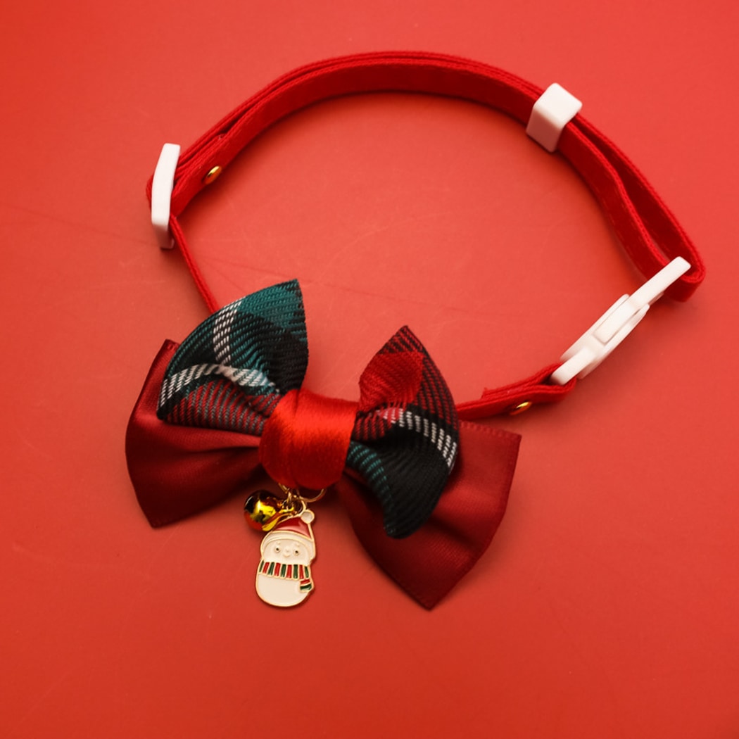 Christmoo - Christmas Bow Pattern Cat Collar