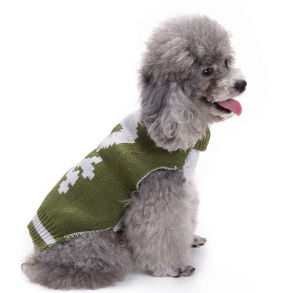 Halloweek - Halloween Skeleton Pattern Pet Sweater