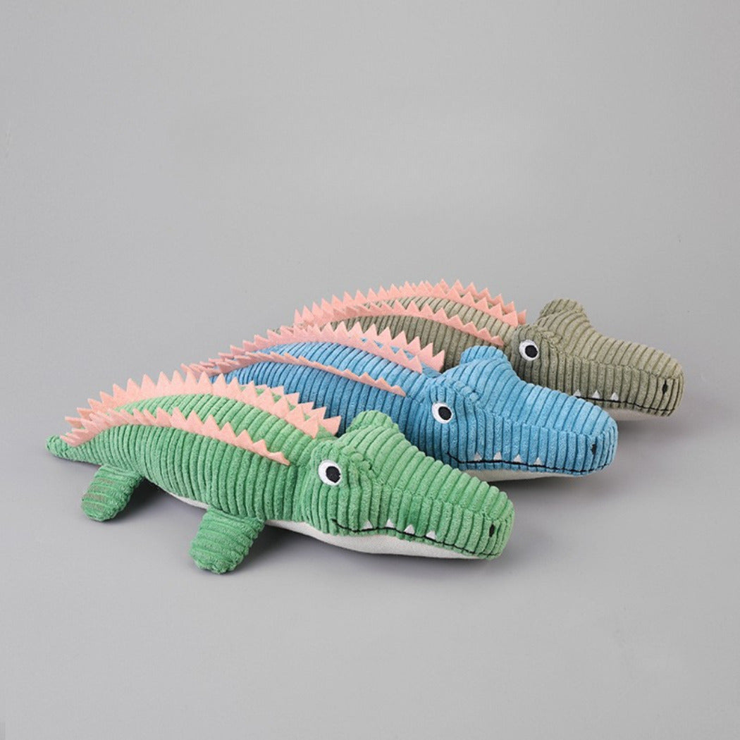 Petkin – Plush Crocodile Squeaker Toy