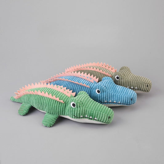 Petkin – Plush Crocodile Squeaker Toy