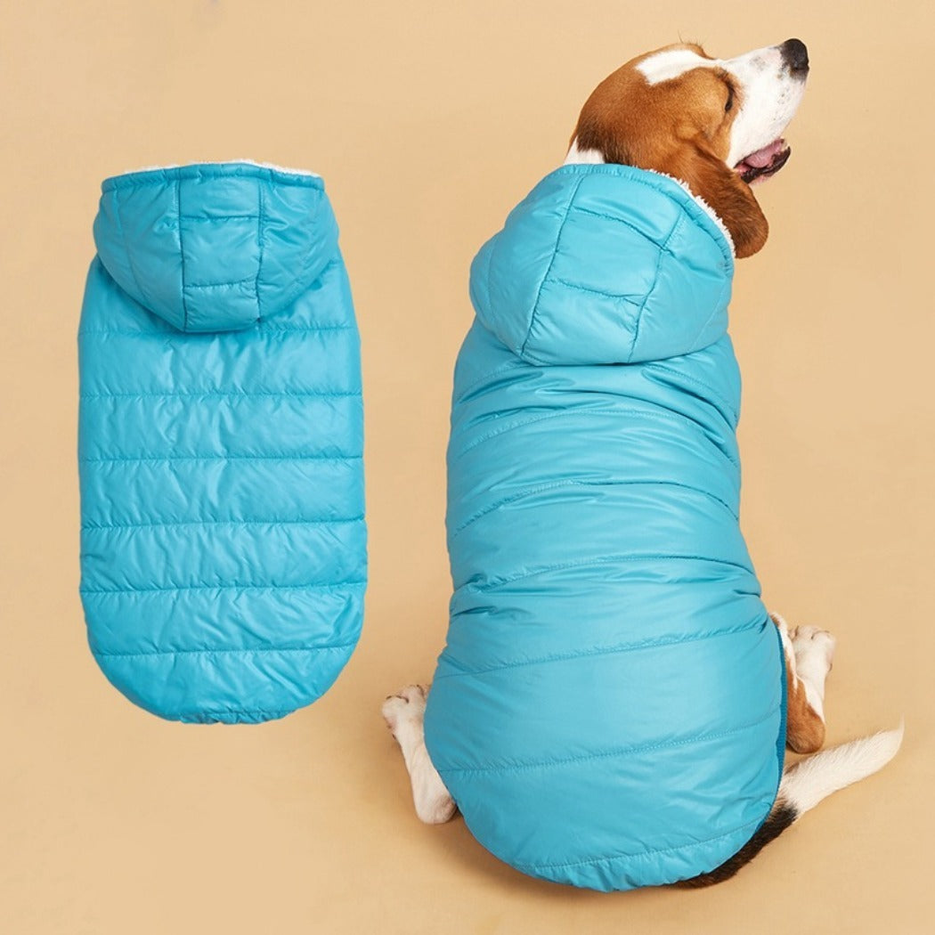 Ozzie – Puffer Hoodie Dog Coat
