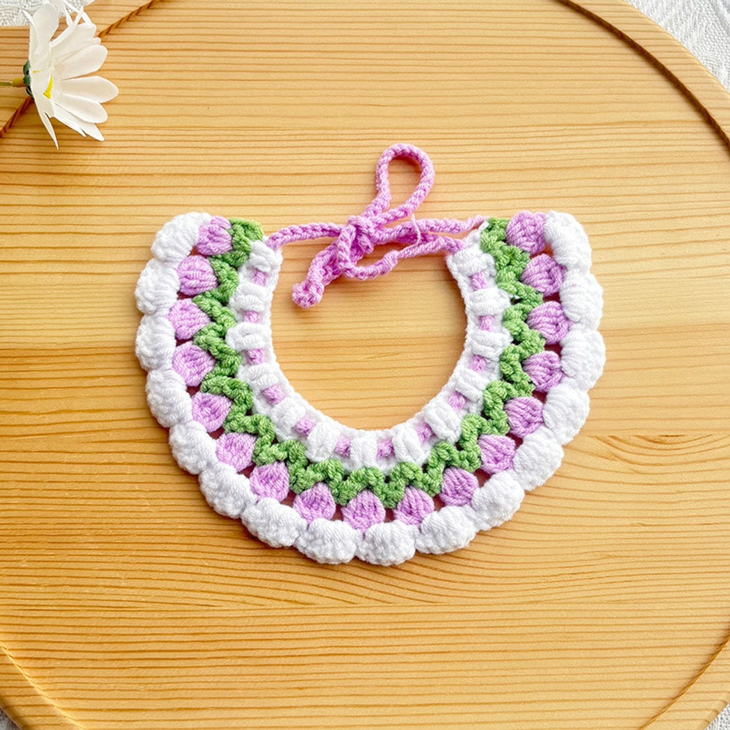 Mokka - Tulip Tie Strap Cat Collar