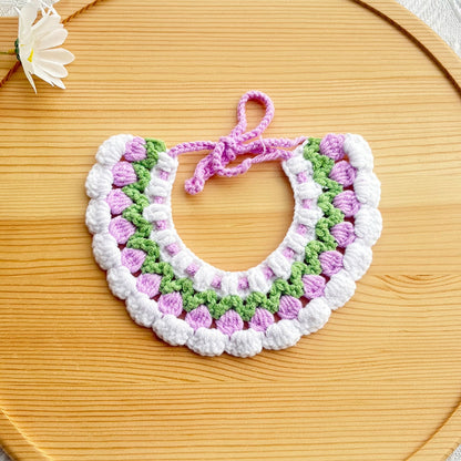 Mokka - Tulip Tie Strap Cat Collar