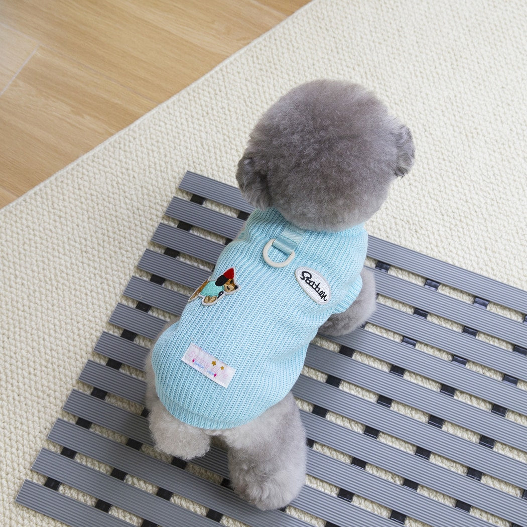Ozzie - Casual Dog and Cat Pattern Pet Sweater Vest