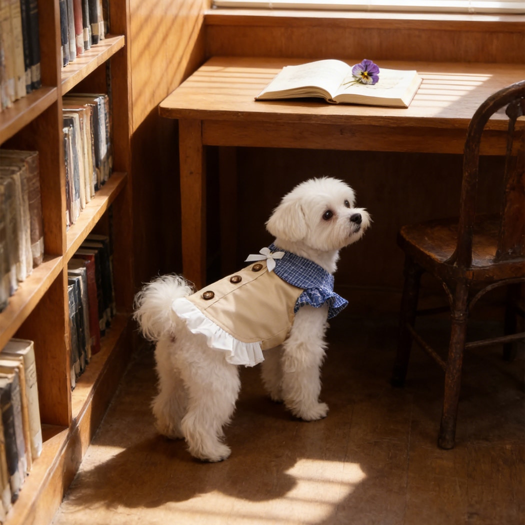 Ozzie - Layered Hem Dress Style Pet Clothing