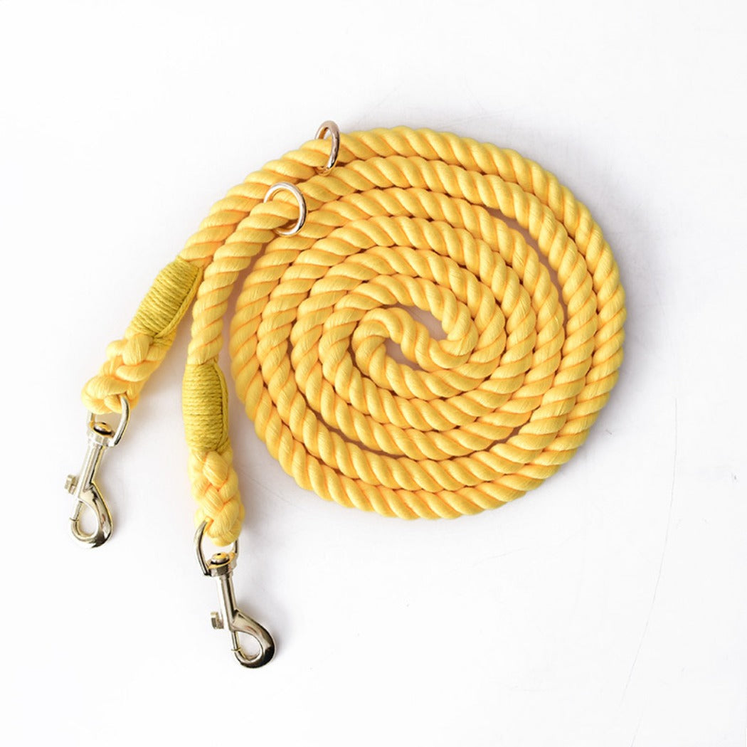 Loofie - 7.5ft Handsfree Colorful Rope Dog Leash