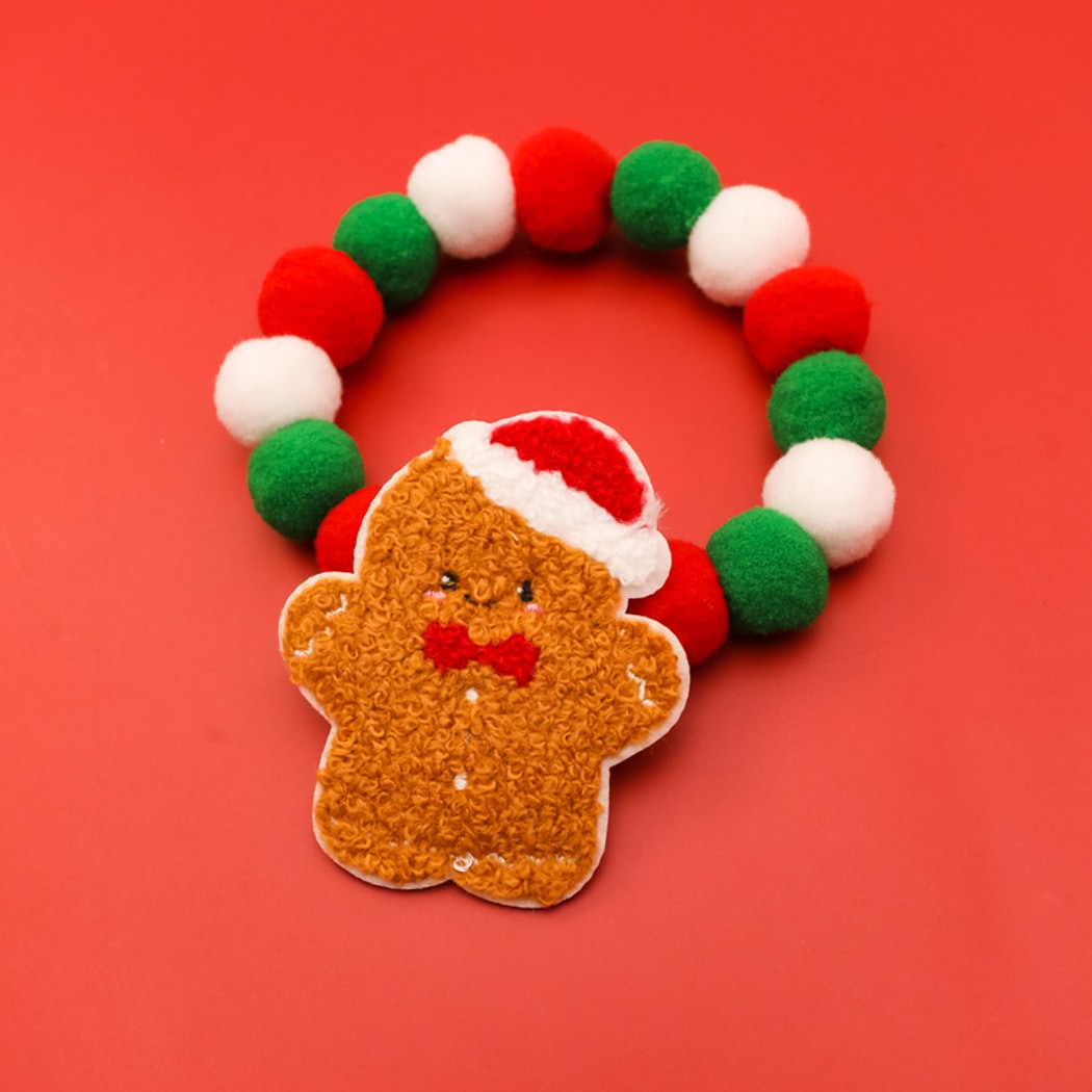 Christmoo - Cartoon Holiday Pattern Christmas Cat Collar