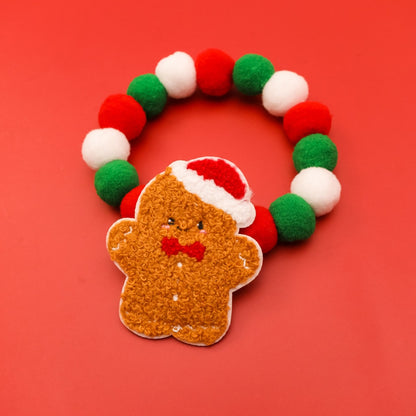 Christmoo - Cartoon Holiday Pattern Christmas Cat Collar
