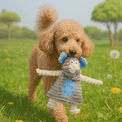 Petkin - Crinkle Animal Plush Dog Toy