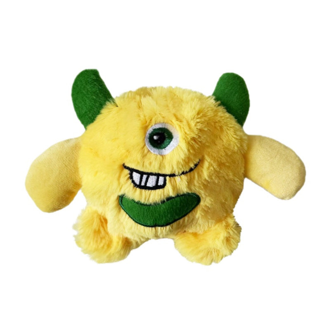 Petkin - Cartoon Monster Squeaky Plush Dog Toy