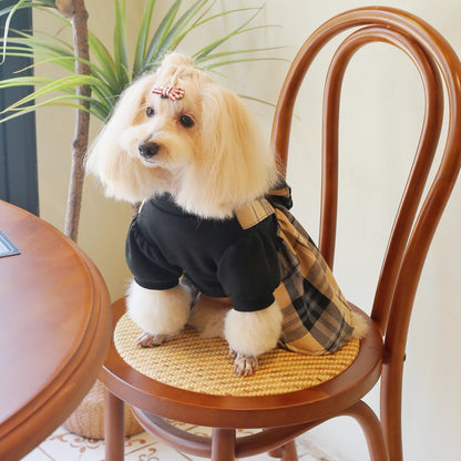 Ozzie - Plaid British Style Pet Dress for Dogs