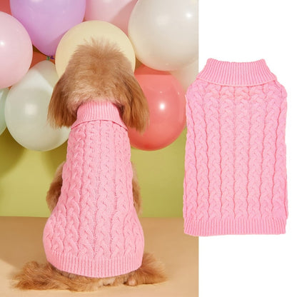 Ozzie - Cable Knit Pullover Dog Sweater Vest