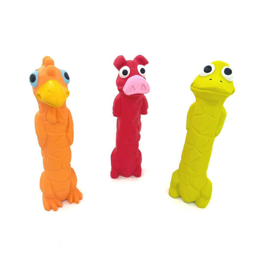 Petkin – Long Neck Animal Squeaky Dog Toys