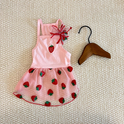 Ozzie - Cute Mesh Pet Dress for Small Dogs