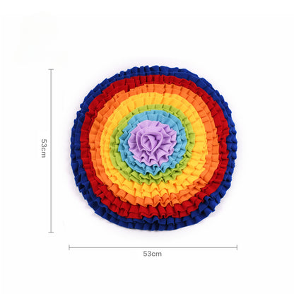 Rainbow Pet Slow Feed Snuffle Mat