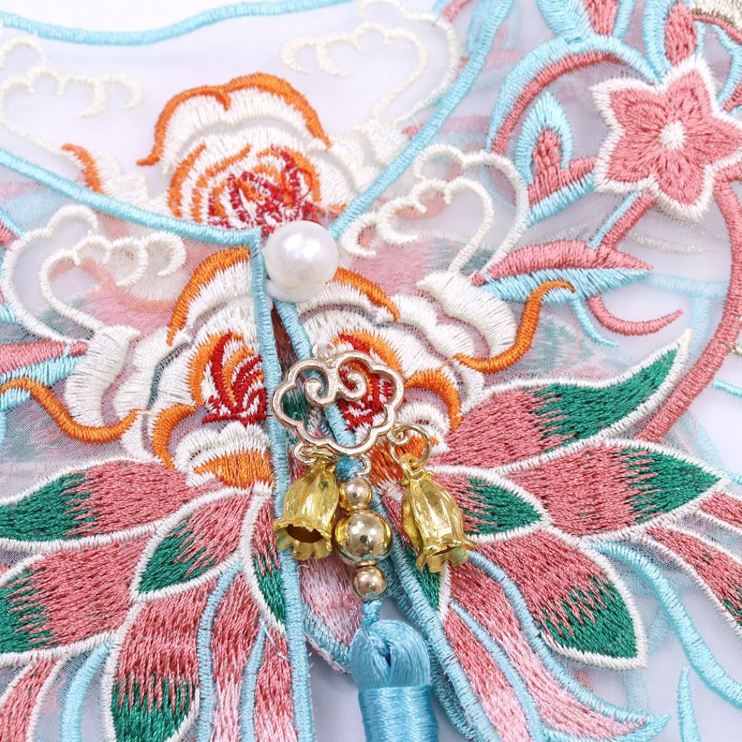 Mokka – Embroidered Royal Cat Collar Lotus Style