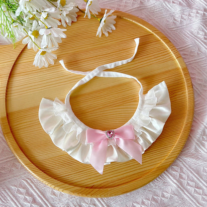 Mokka - Heart Bow Princess Style Cat Collar