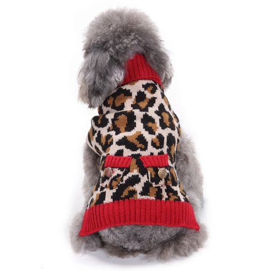 Ozzie - Chic Leopard Pet Sweater