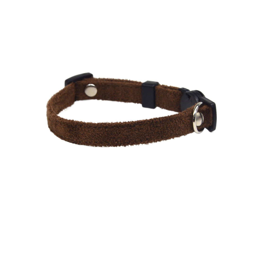 Mokka cat collar with metal D-ring for attaching ID tags or leash