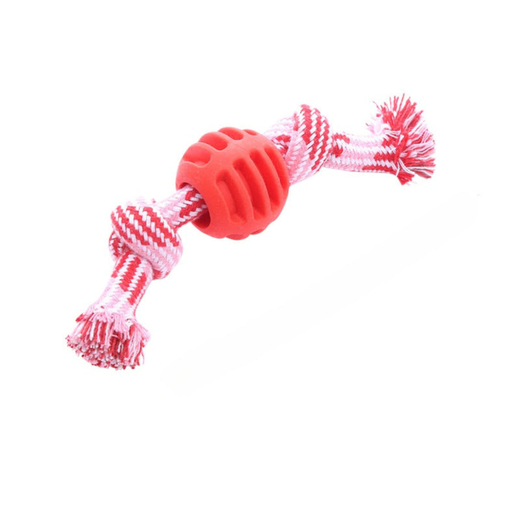 Petkin - Colorful Rope & Ball Dog Toy
