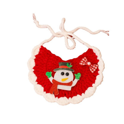 Christmoo - Santa Penguin Snowman Holiday Pet Bib