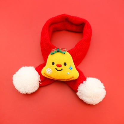 Christmoo - Cartoon Christmas Knit Pet Scarf