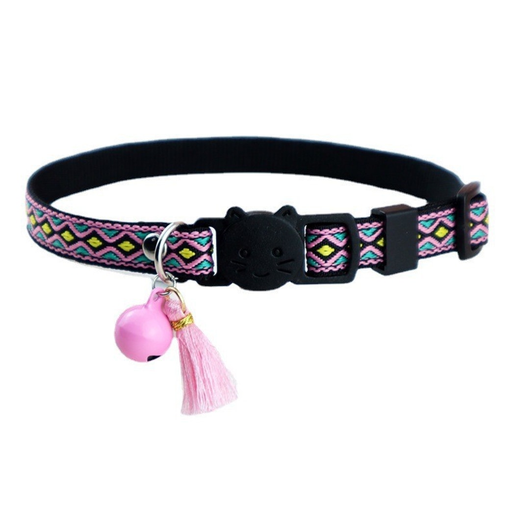 Mokka - Vintage Geometric Patterns Cat Collar