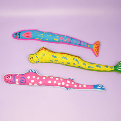 Moo - Plush Fish Cat Toy