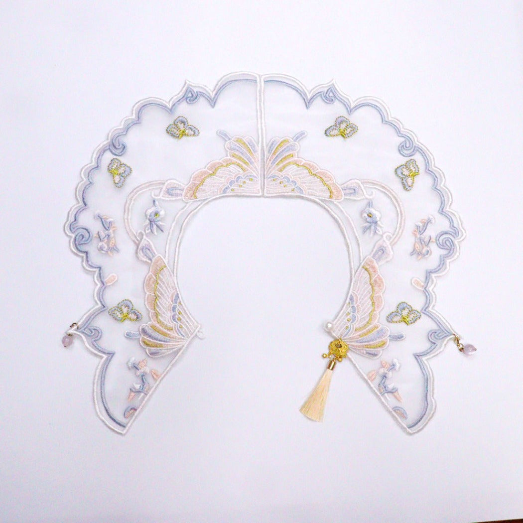 Mokka – Butterfly Embroidered Cat Collar