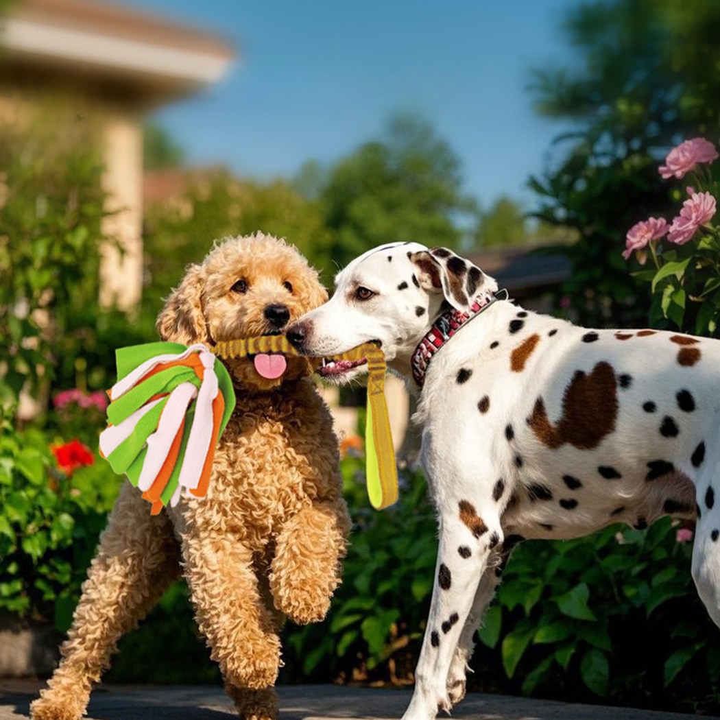 Petkin - Interactive Tug Strip Dog Play Toy for Dogs