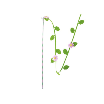 Moo - Flower Vine Wand Cat Toy