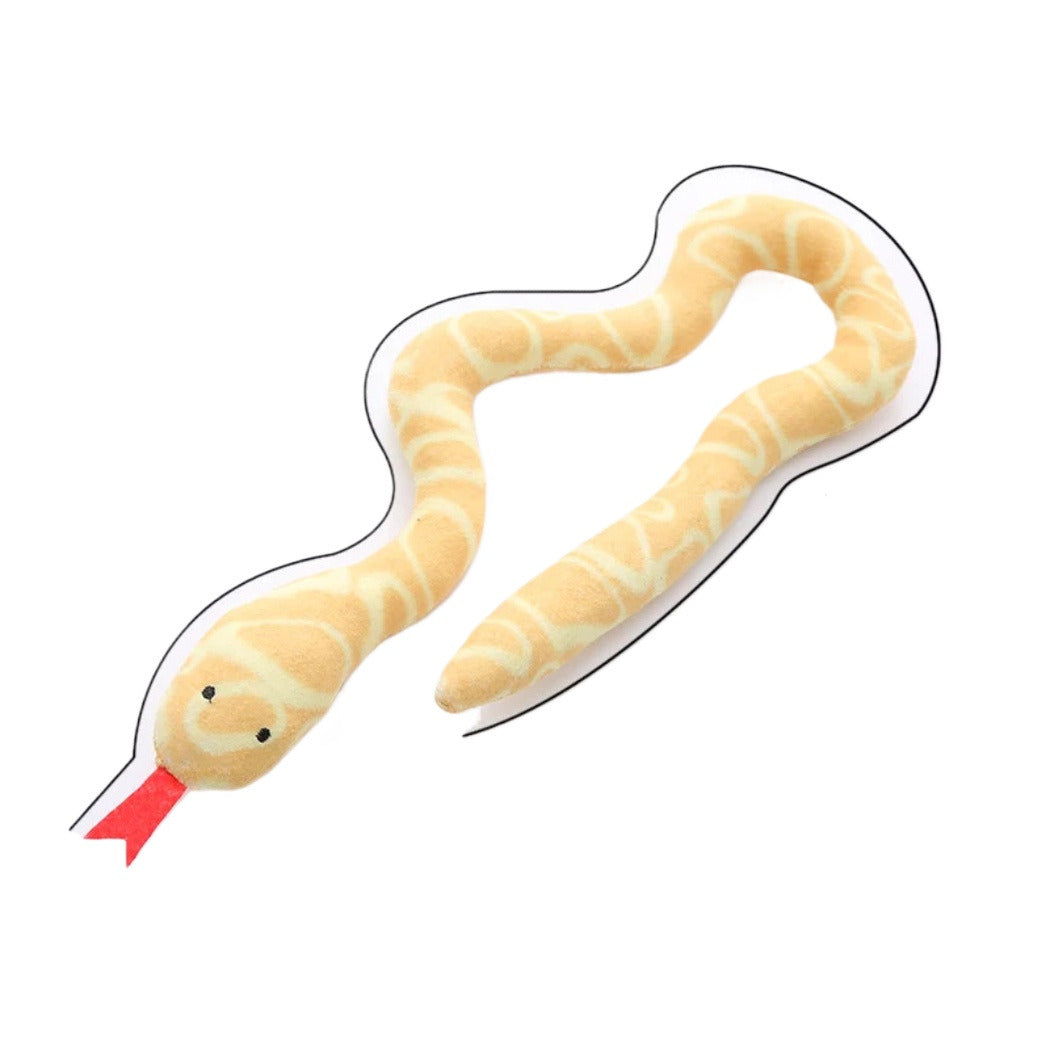 Moo - Snake-Shaped Plush Cat Toy