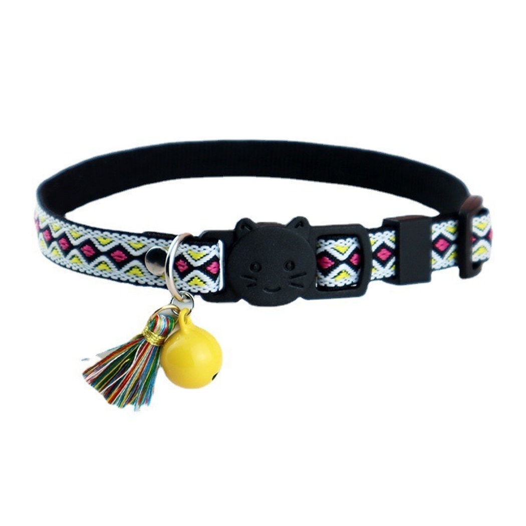 Mokka - Vintage Geometric Patterns Cat Collar