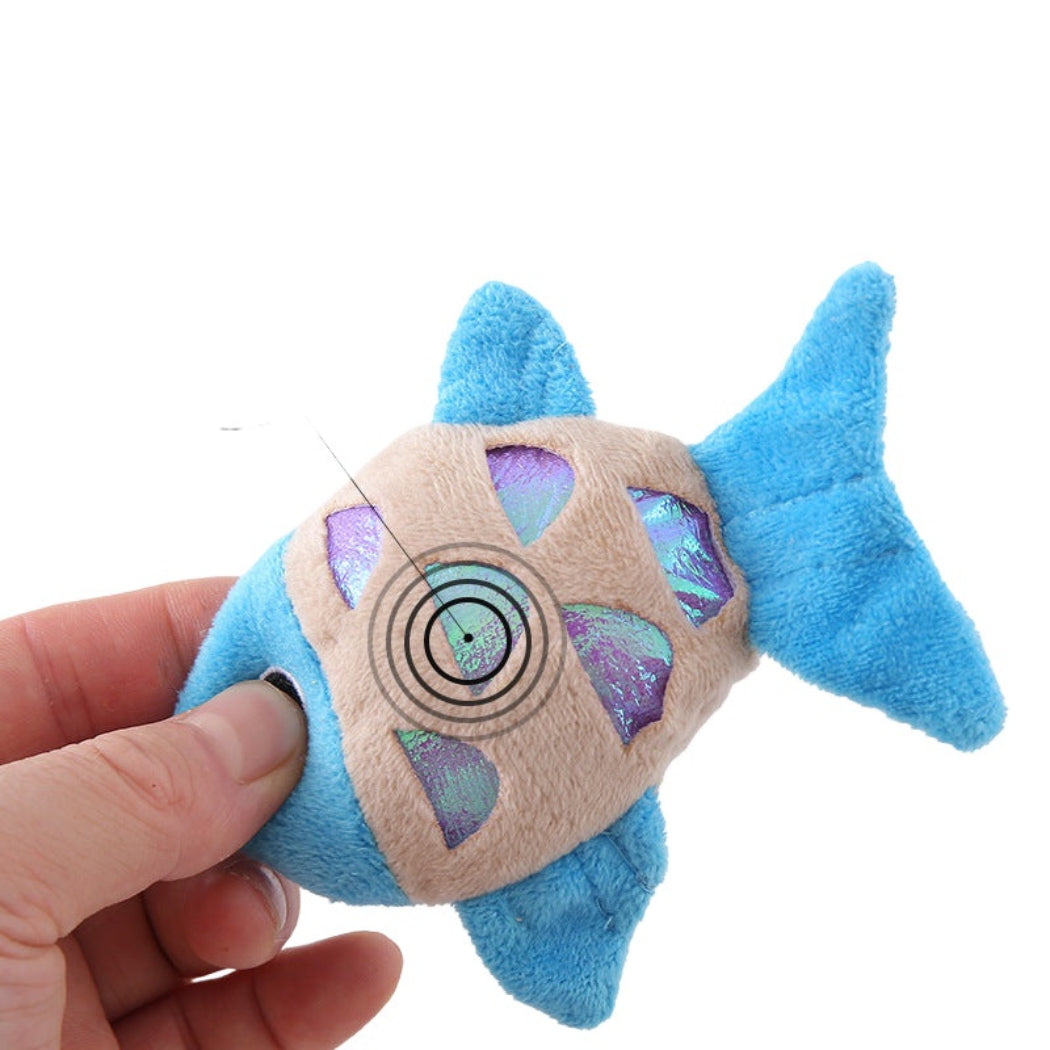 Moo - Colorful Fish Plush Cat Toy