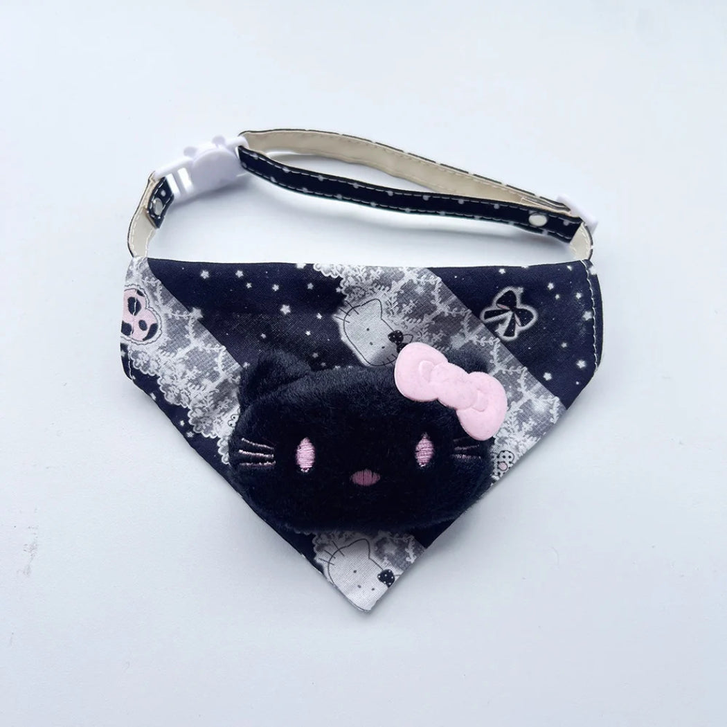 Mokka - Star Print Ruffle Pet Neckwear