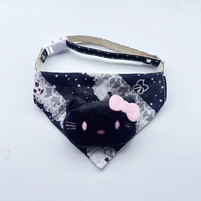Mokka - Star Print Ruffle Pet Neckwear