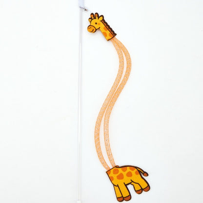Moo - Safari Animal Cat Teaser Wand
