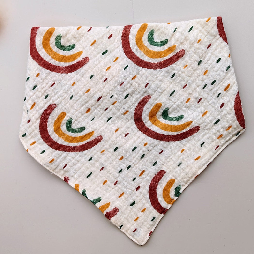 Furbud - Cute Rainbow Print Pet Triangle Bandana