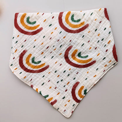 Furbud - Cute Rainbow Print Pet Triangle Bandana