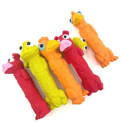 Petkin – Long Neck Animal Squeaky Dog Toys
