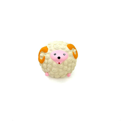 Petkin - Bouncy Ram Rubber Squeaky Toy