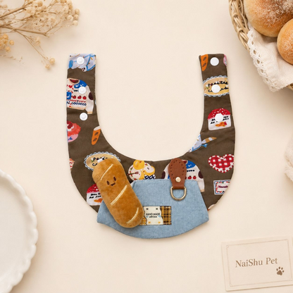Mokka - Bakery Style Bib Pet Neckwear